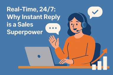 Real-Time, 24/7: Why Instant Reply is a Sales Superpower