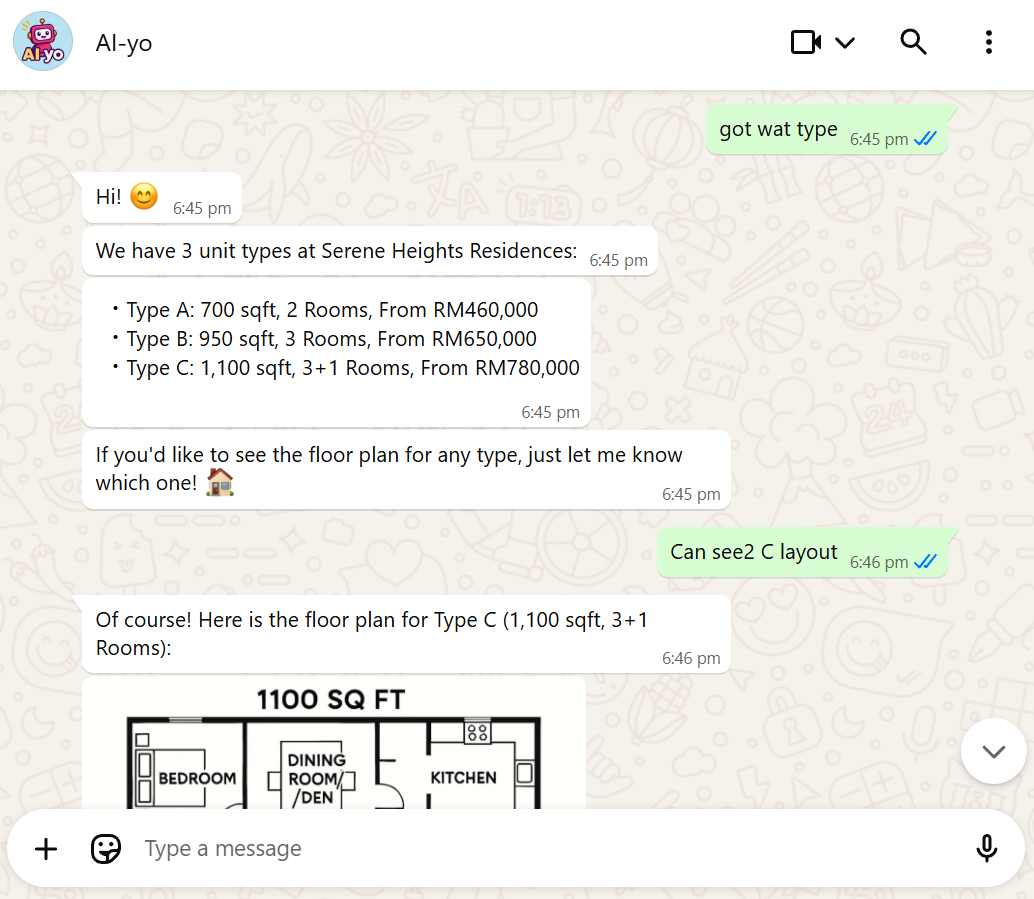AI Chatbot for Instant Reply Project Info