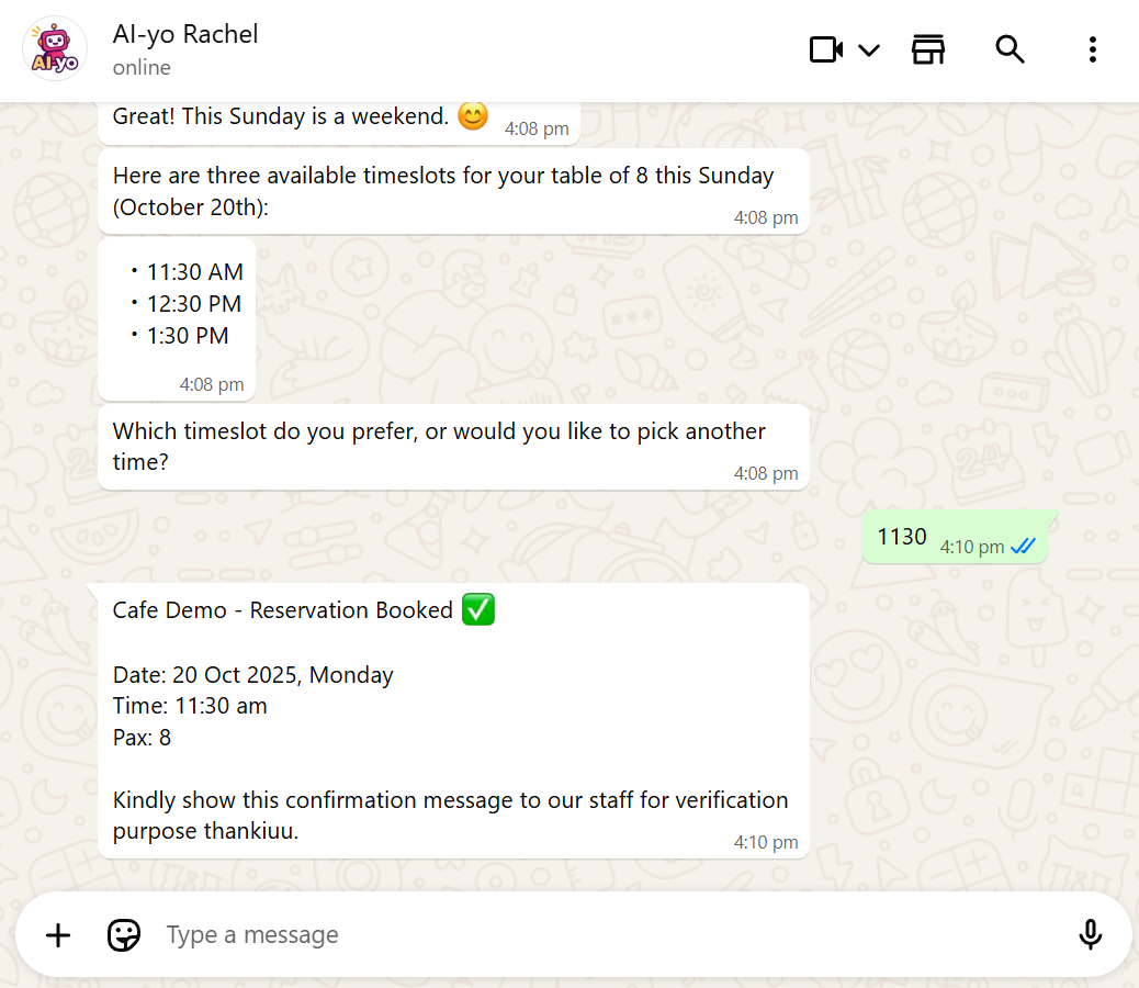 Smart Reservation & Table Booking